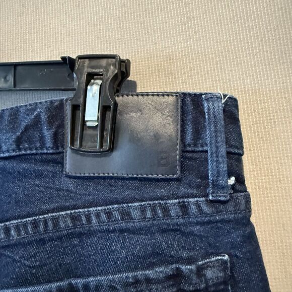 Bonobos Jeans Mens 36x30 Blue Dark Wash Stretch Denim Straight Leg Casual Pants - Picture 7 of 9